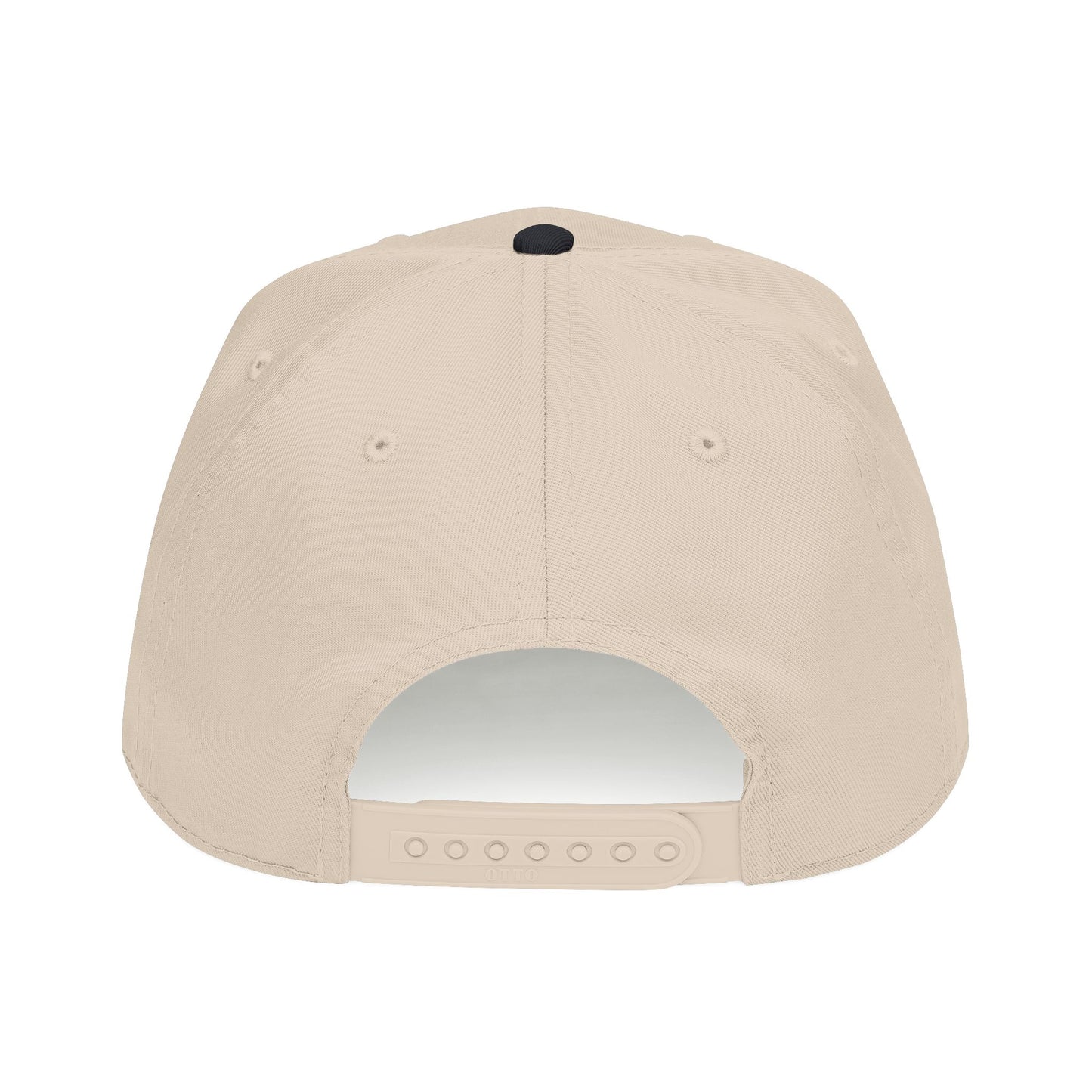Embroidered Snap-Back Cap