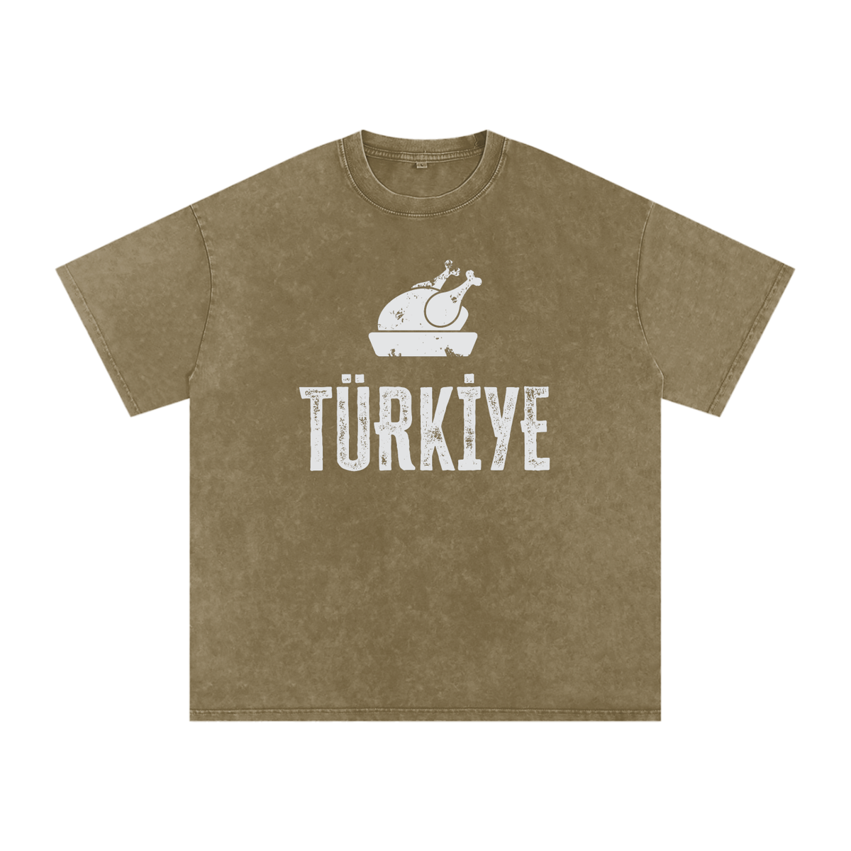Turkey, Turkiye...what's the difference...  Snow Washed Oversized Cotton T-Shirt