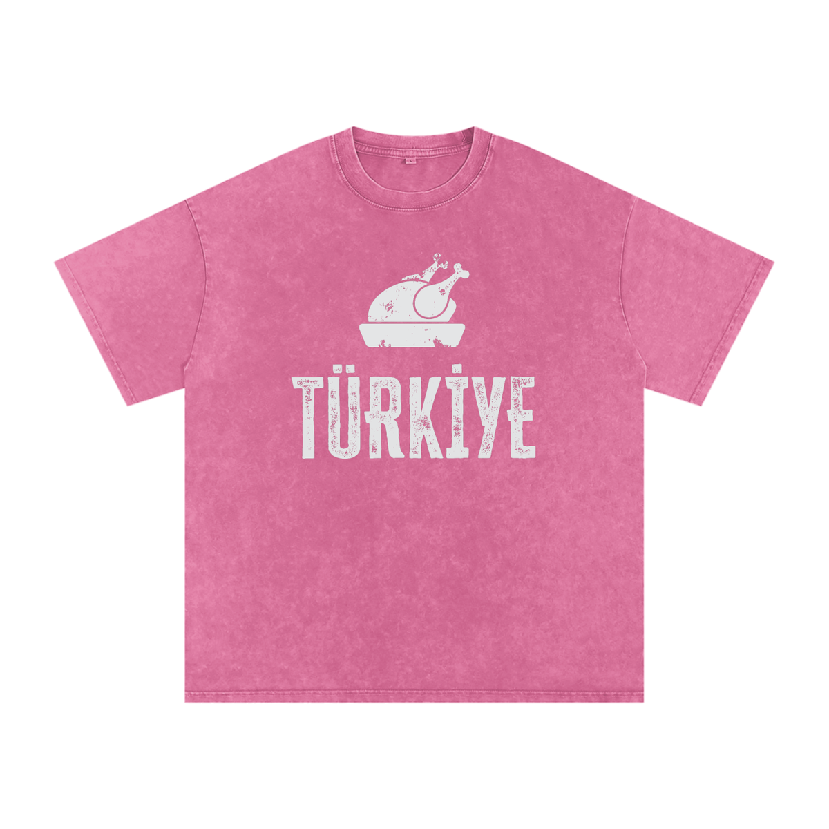 Turkey, Turkiye...what's the difference...  Snow Washed Oversized Cotton T-Shirt