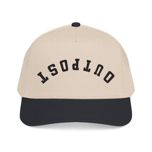 Embroidered Snap-Back Cap