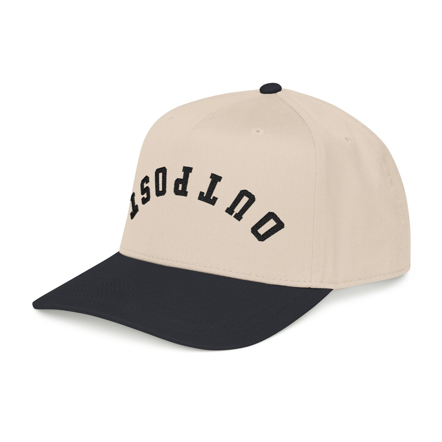 Embroidered Snap-Back Cap