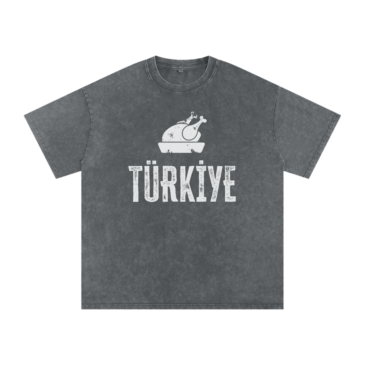 Turkey, Turkiye...what's the difference...  Snow Washed Oversized Cotton T-Shirt