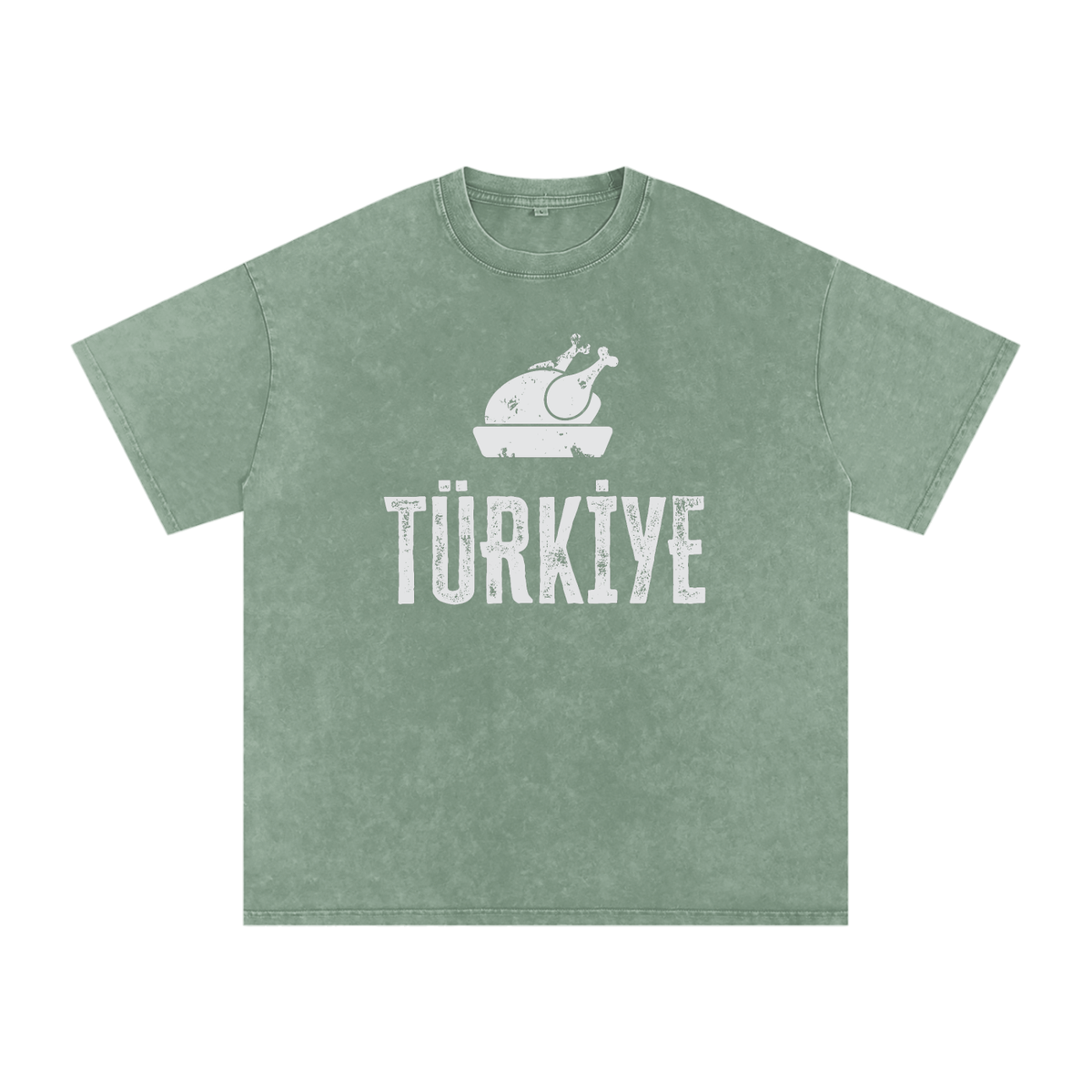 Turkey, Turkiye...what's the difference...  Snow Washed Oversized Cotton T-Shirt