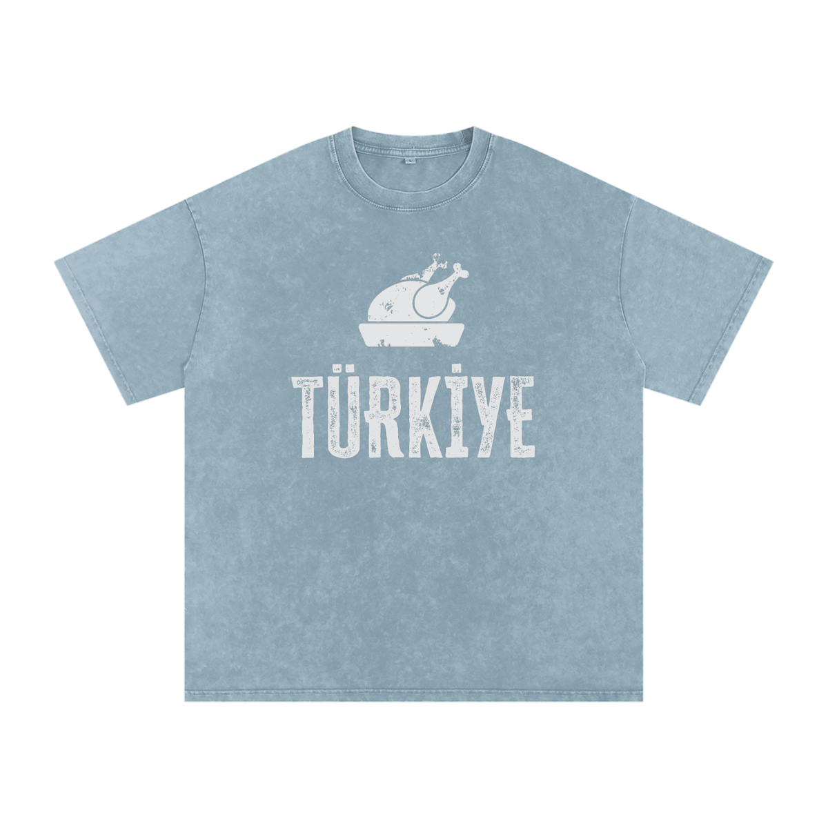 Turkey, Turkiye...what's the difference...  Snow Washed Oversized Cotton T-Shirt