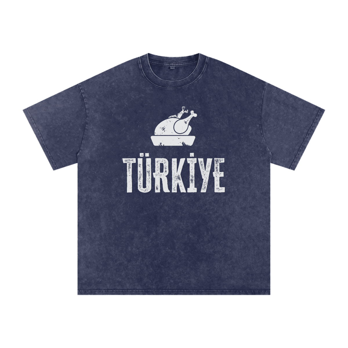 Turkey, Turkiye...what's the difference...  Snow Washed Oversized Cotton T-Shirt